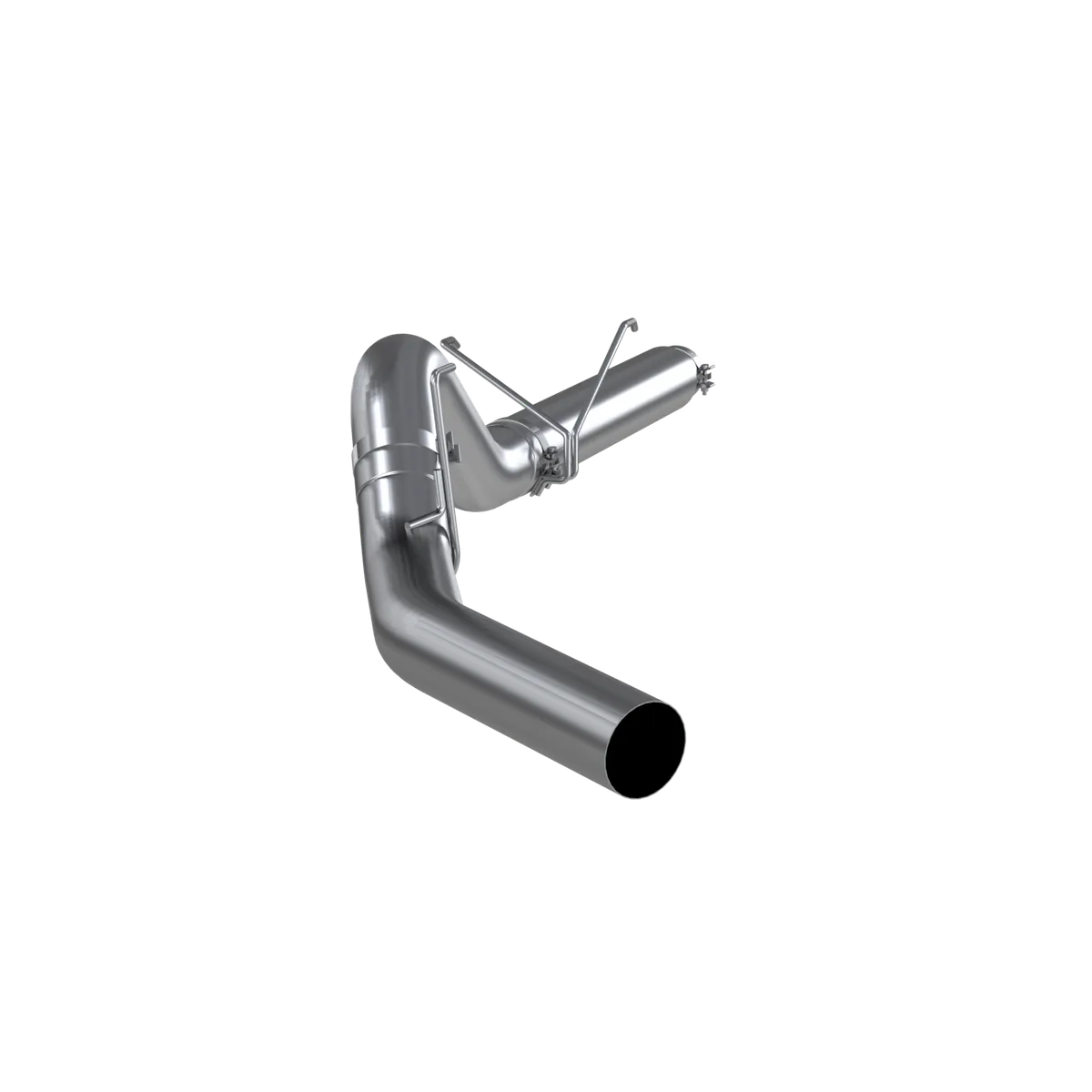 Armor Lite Filter Back Exhaust System; 5 in.; Incl. Adapter Extension Pipe/Over Axle Pipe/Tailpipe/Hardware; No Tip Incl.; Single Side Exit; Aluminized; product image