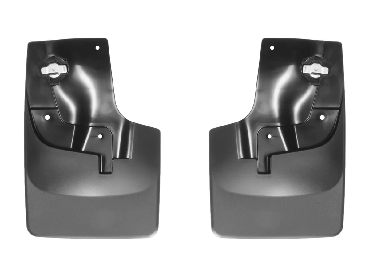 Weathertech Black No Drill MudFlaps Chevrolet Colorado 2015 + With Fender Flares/Fender lip moulding