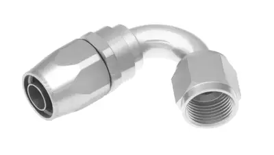 Redhorse Performance 10AN 120 Degree Female Aluminum Hose End Clear