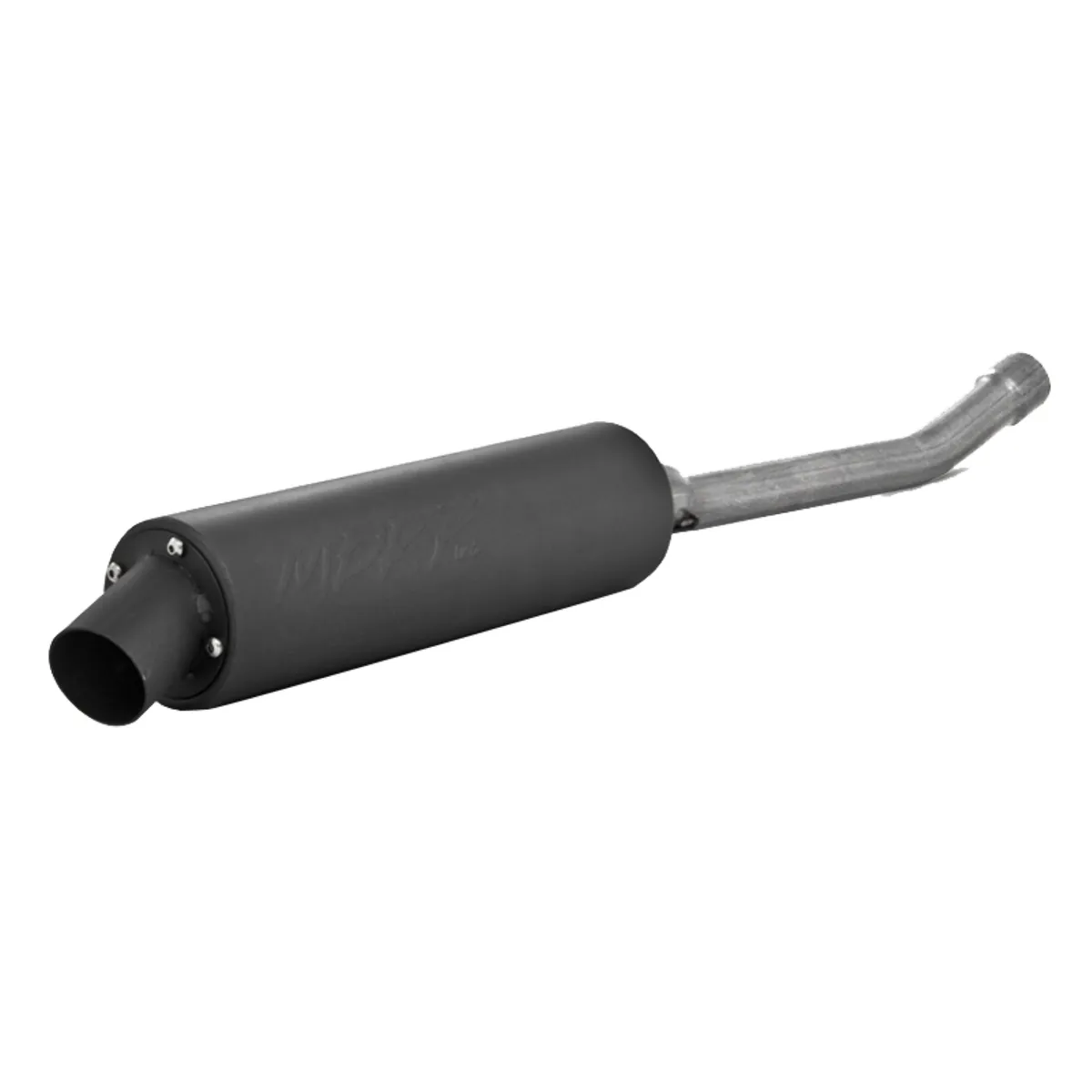 MBRP Exhaust ATV Exhaust System With Utility Muffler; Slip-On; Direct Replacement; 1.25 in. Inlet; 3.5 in. Diameter Body; Chambered Muffler;