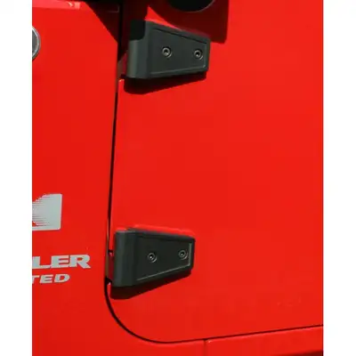 Rugged Ridge Hood Hinge Coverstextured Blackjk Wrangler 0716 2DR