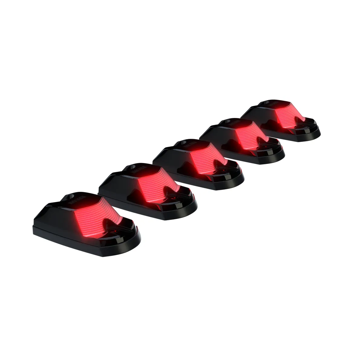 Ford 17-25 Super Duty 5-Piece Ultra Bright RGB Multi-Colored LED Cab Roof Lights Bluetooth App (Fresh Install: For Models That Did Not Come With Factory Cab Lights) - Multiple Lens product image