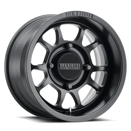 Aluminum Wheels 15x7 MR409 Bead Grip UTV Bolt Pattern 4 On 156 Offset 38 Lip Size 2.28 Matte Black MB Method product image