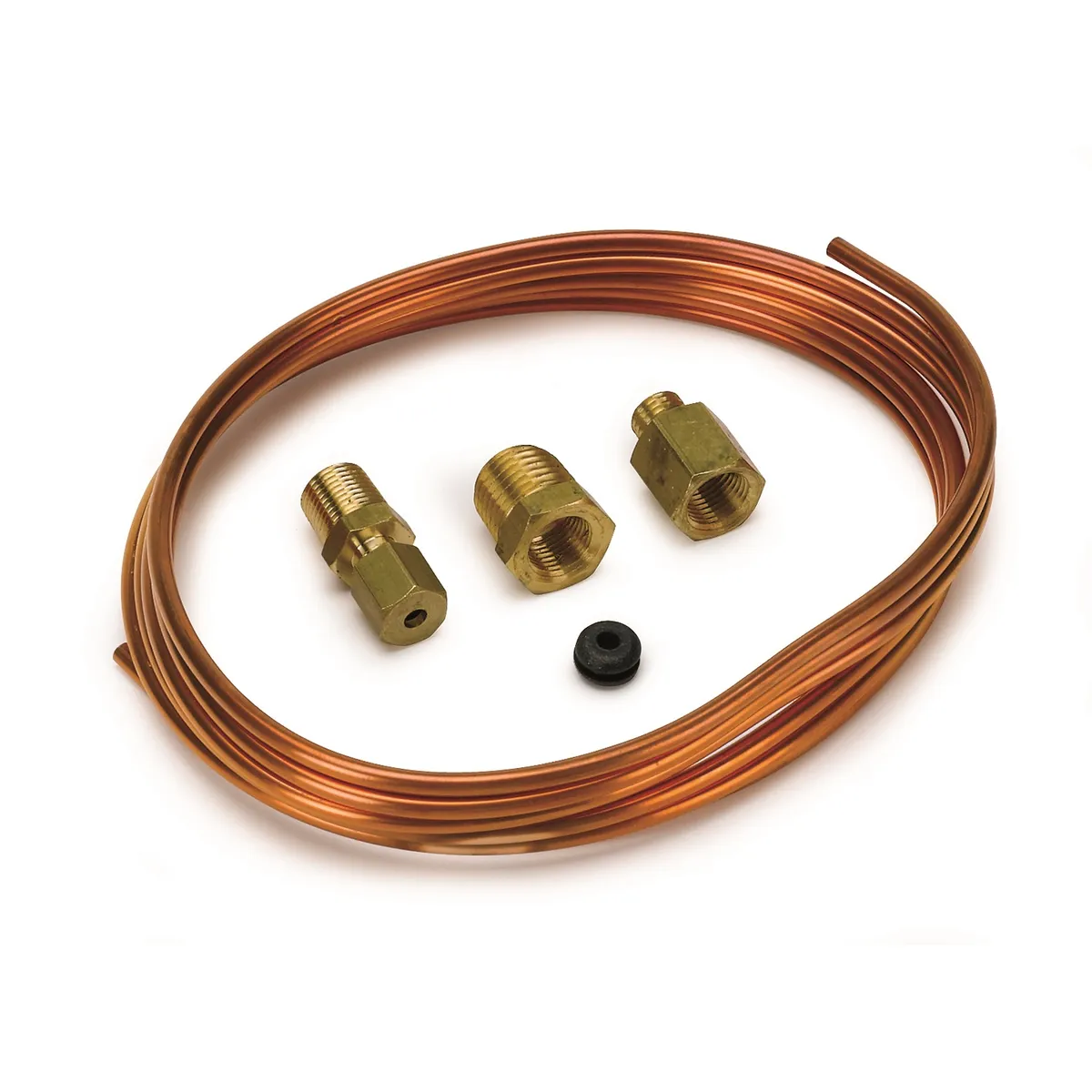 Autometer 3224 Tubing, Copper, 1/8, 6ft. Length, Incl. 1/8 Nptf Brass Compression Fittings product image