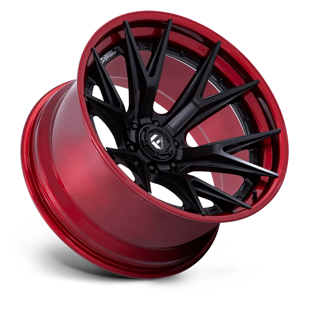 Fuel Wheels | Catalyst | Matte Black w/ Candy Red Lip product image