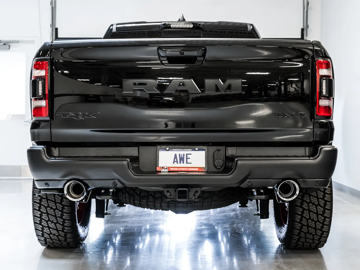 Awe 0fg Catback Exhaust For RAM Trx - Chrome Silver Tips product image