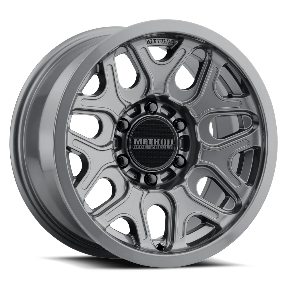 MR322 20x9 12mm Offset 6x5.5 106.25mm Centerbore Gloss Titanium product image