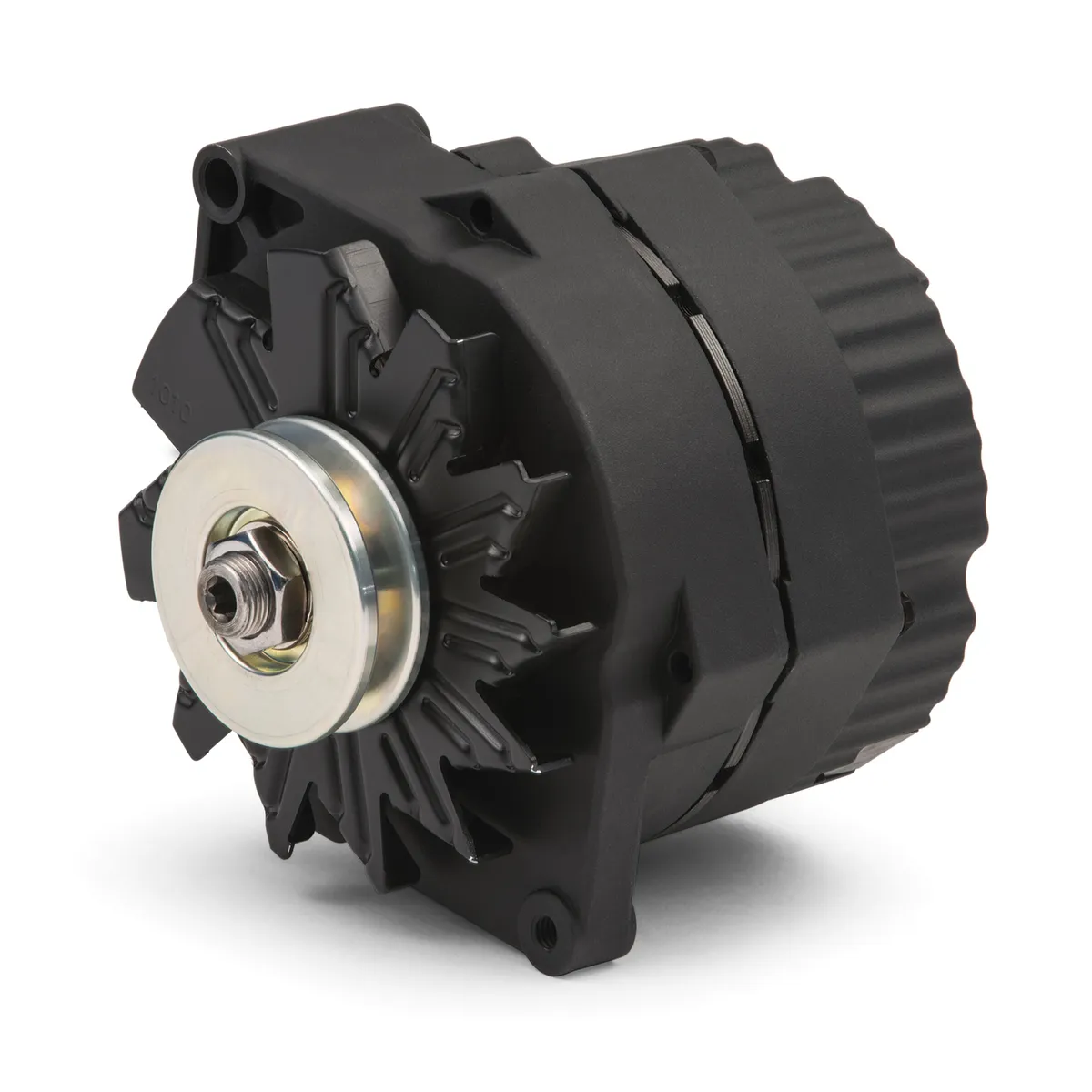 Alternator 120 AMP GM 1-Wire Style V-Belt Pulley Black Crinkle Proform product image