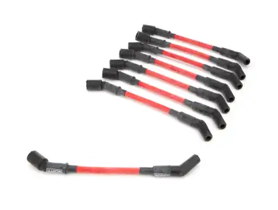 scott performance wire GM LS Truck Spark Plug Wire Set 45-Deg - Red
