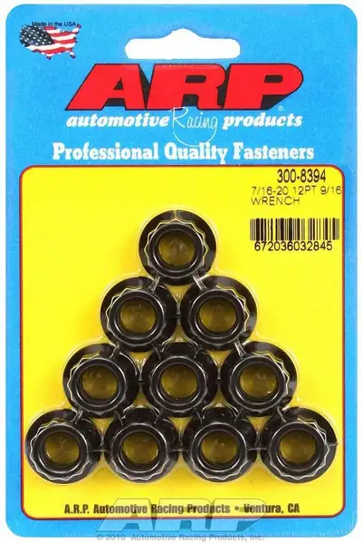 ARP Auto Racing 7/1620 9/16 Socket 12pt Nut Kit
