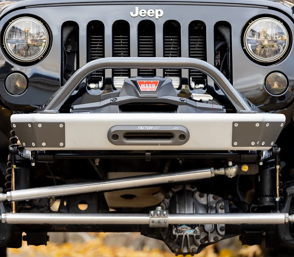 0718 Wrangler Legacy Front Bumper With Hoop Raw product image