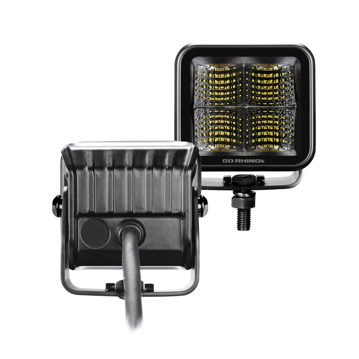 go Rhino 750200321fcs Blackout Series - Cubeit 2x2 LED Cube Flood Lights, Pair product image