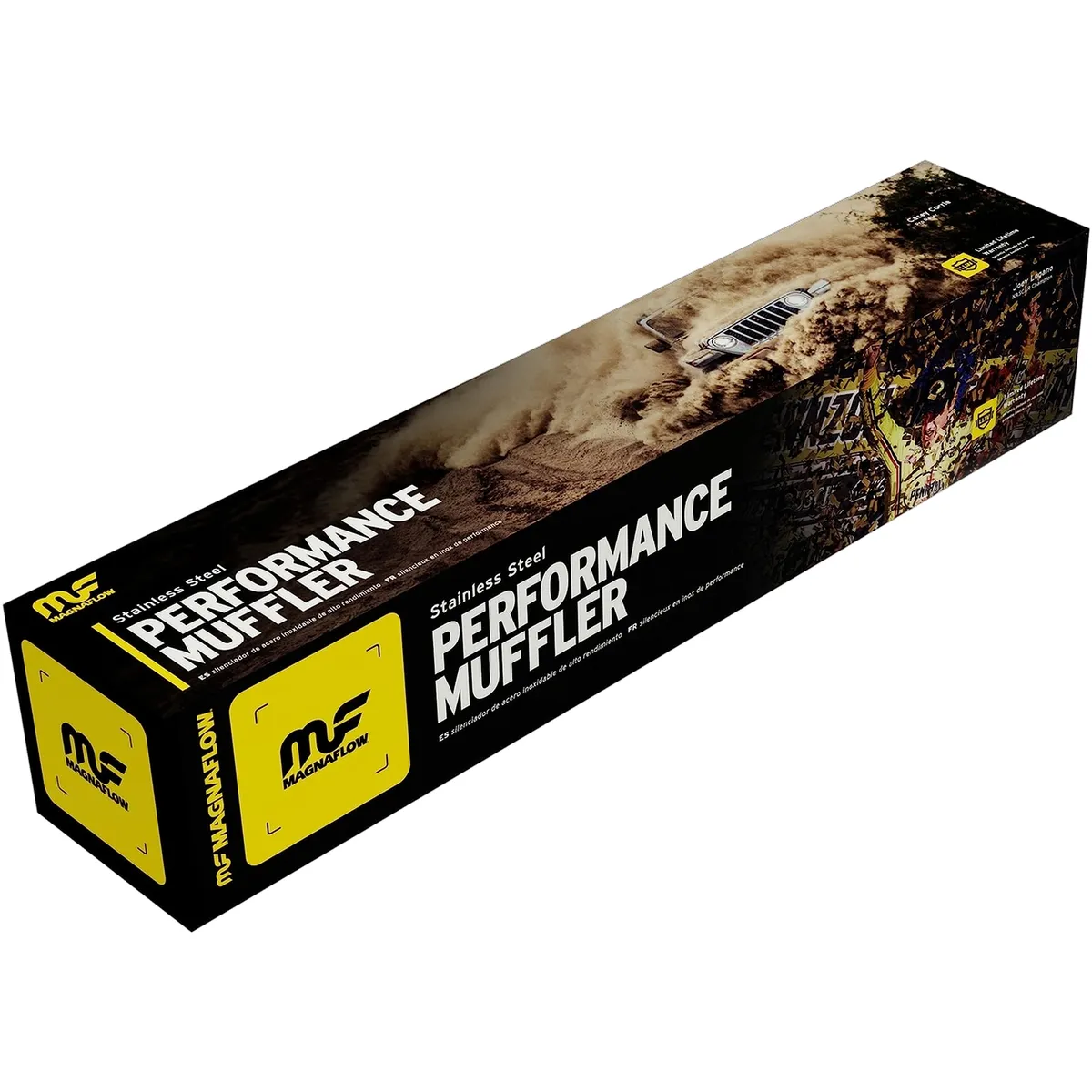 MagnaFlow 4in. Round Straight-Through Performance Exhaust Muffler 14416 product image