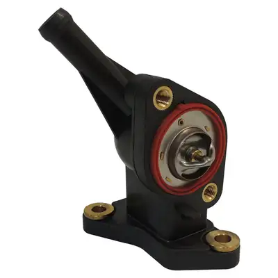 Crown Automotive Jeep Replacement Crown Automotive Jeep Replacement 53010552K Thermostat, Thermostat Housing, & Gasket for Select Jeep TJ, KJ w/ 2.4L Eng.