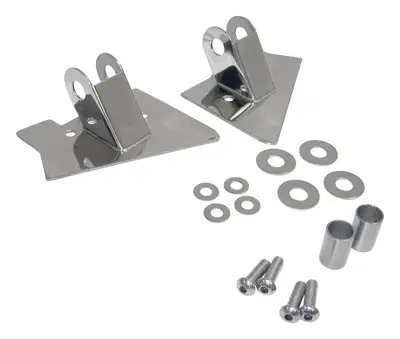 Crown Automotive Jeep Replacement RT Off-Road - Stainless Stainless Mirror Relocation Bracket Set