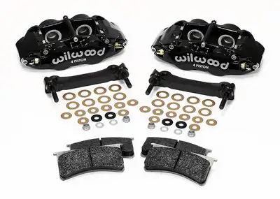 Wilwood Brakes 1997 - 2013 Cadillac, Chevrolet Forged Narrow Superlite 4R Caliper and Bracket Upgrade Kit for Corvette C5-C6 - 140-14026