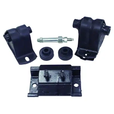 Crown Automotive Jeep Replacement 1991-1995 Wrangler YJ w/ 2.5L engine; Includes: 2 engine mounts 1 transmission mount 2 insulators & 1 stud