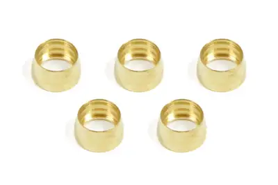 Aeroquip Repl Brass Sleeve for #8 Teflon Hose Ftgs (5pk)