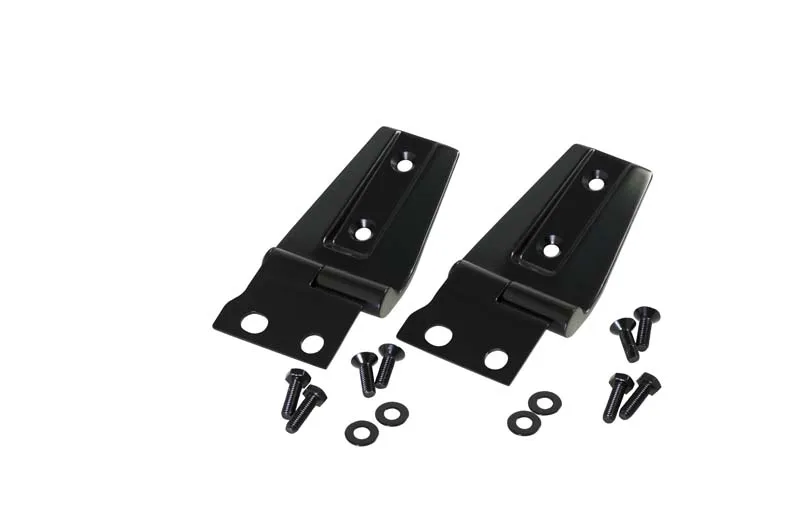 Jeep JK Hood Hinge Pair 07-18 Wrangler JK Powdercoat Black Kentrol product image