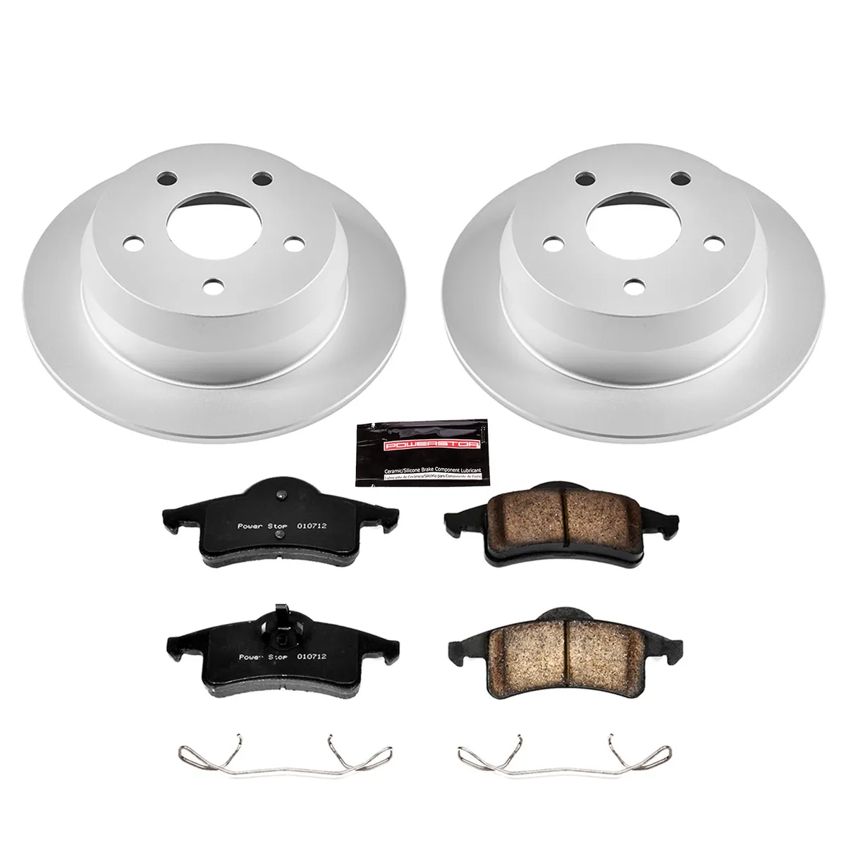 Z17 Geomet Coated Rotor Kit: Genuine Geomet Fully Coated Rotors; Ceramic Pads W/Hardware product image