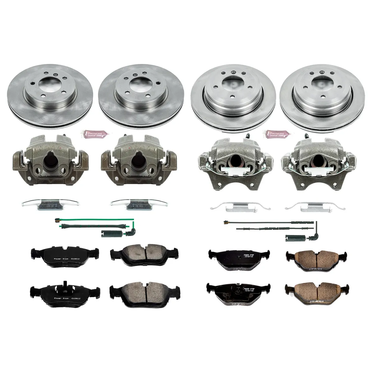 Z17 Direct Replacement Kit: Rotors; Ceramic Pads; Pad Sensors; Calipers product image