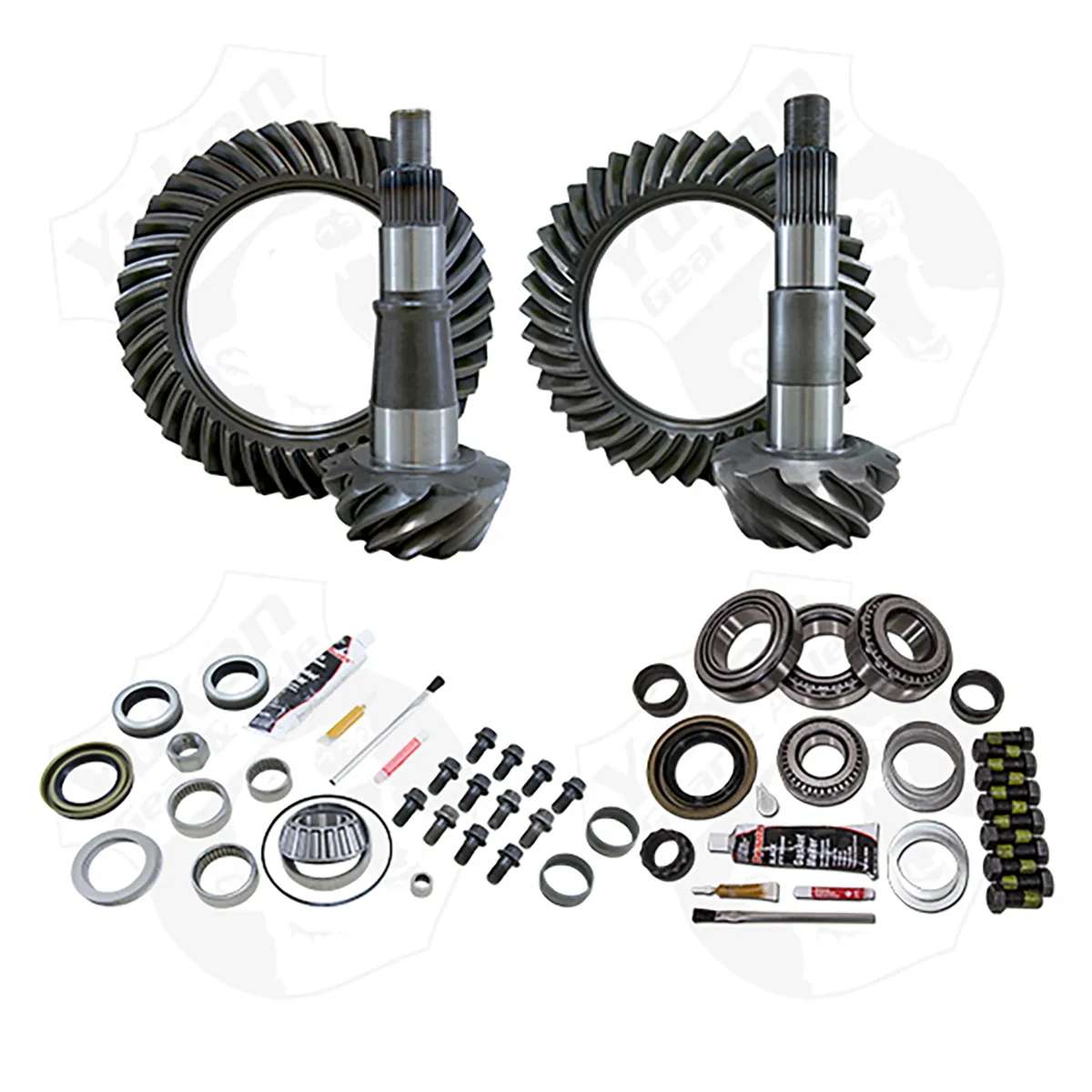 Gear & Install Kit Package For 2011-2013 RAM 2500 And 3500 4.56 Ratio 9.25 Inch Rev/ 11.5 Inch Chy Gear/Kit Package 4.56 Ratio '11-'13 RAM 2500 & 3500 Yukon Gear product image