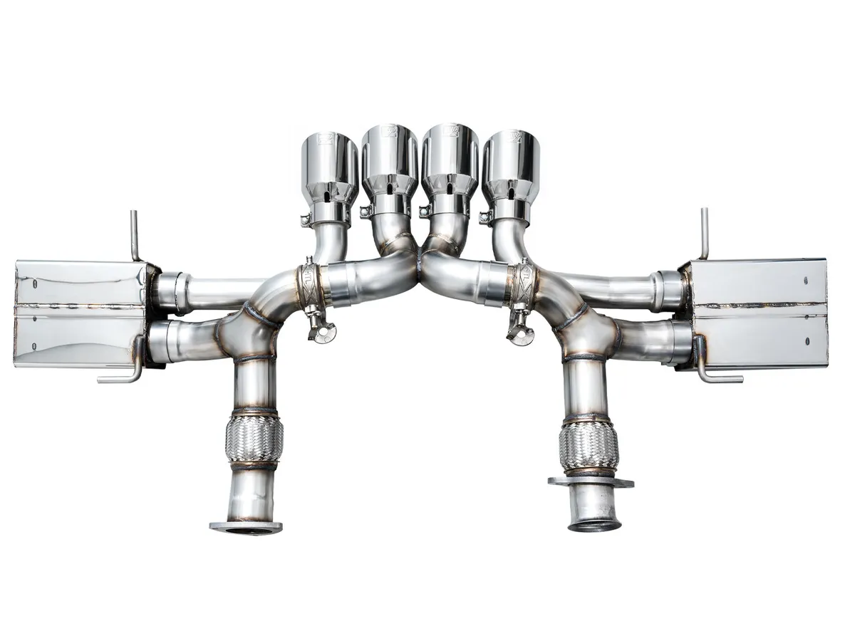 AWE SwitchPath Exhaust for C8 Corvette Z06 - Diamond Black Tips product image