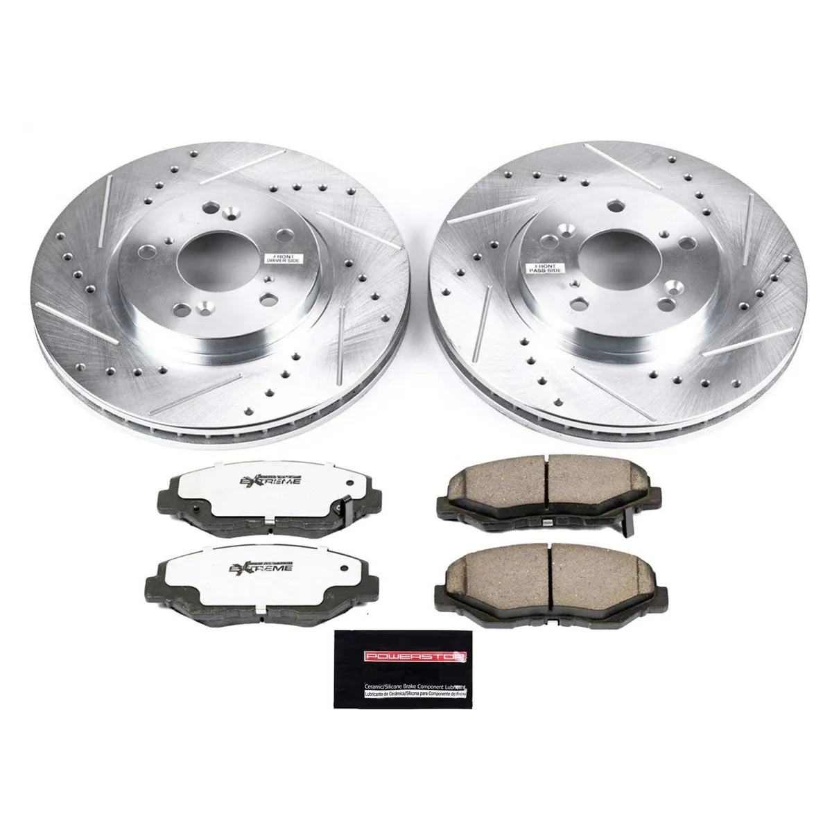 Z26 Street Warrior Upgrade Kit: Drilled/Slotted Rotors; Carbon-Fiber Ceramic Pads W/Hardware product image