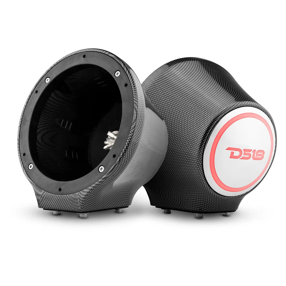6.5” Universal Flat Mount Kick Panel Speaker Pod – Jet Skis, Jeeps, Motorcycles – RGB LED Lights product image