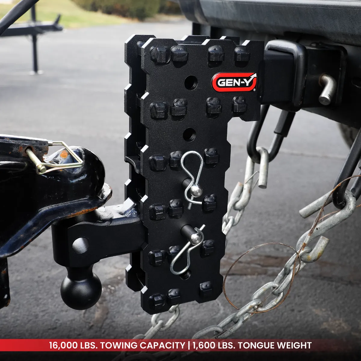 PHANTOM-X 2.5 Solid Shank 7.5 Drop 1.6K TW 16K Hitch GH-051 Versa-Ball GH-032 Pintle Lock product image