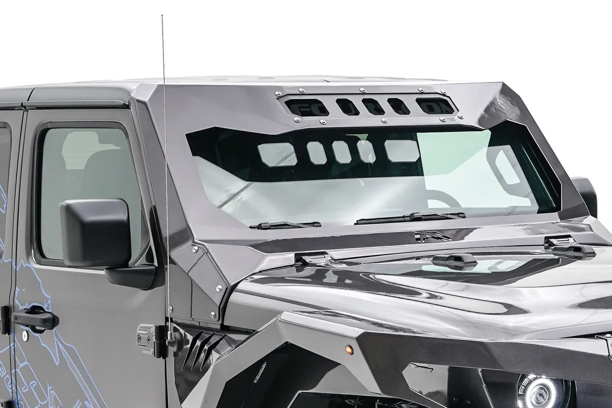 ViCowl; 11 Gauge Steel Construction; 2 Stage Matte Black Powder Coat w/Epoxy Primer; product image