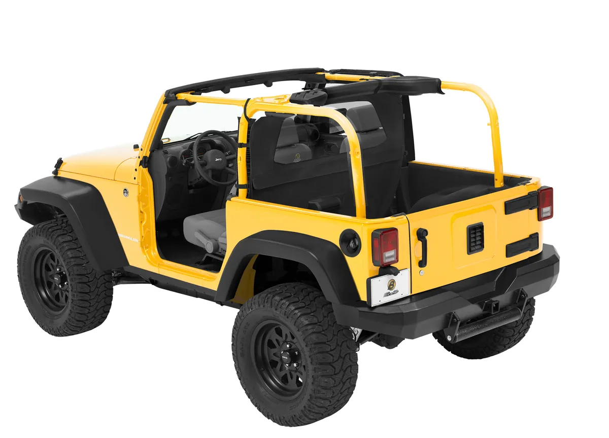 Standard Windjammer For Jeep 2018-Current Wrangler JL 2 Door Black Diamond Bestop product image