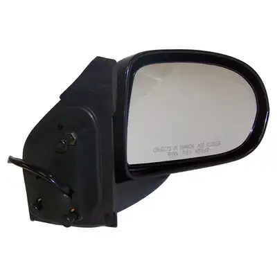 Crown Automotive Jeep Replacement Crown Automotive Jeep Replacement 5115042AG Right Power, Manual Folding Mirror for 2007-2010 Jeep MK Compass, Textured Black