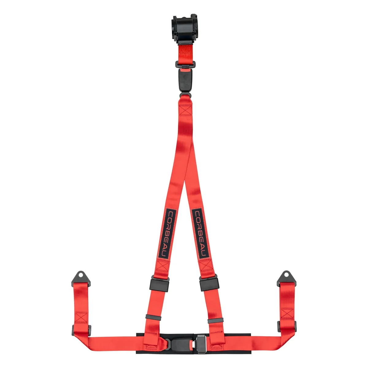 Corbeau 3-Point Retractable Harness Belt Black 2in product image