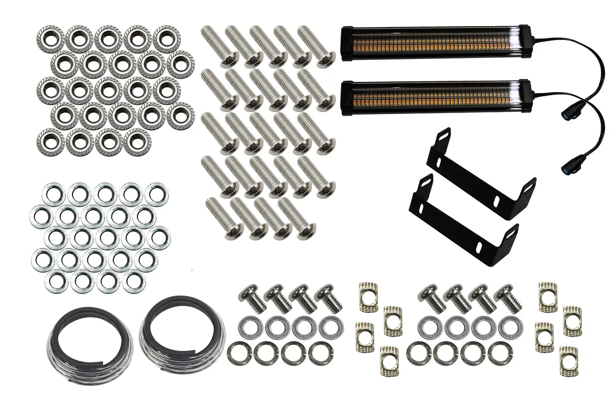 Fishbone Offroad Front Steel Elite Fenders for 2018-Current Jeep Wrangler & 2020-Current Jeep Gladiator FB23454F product image