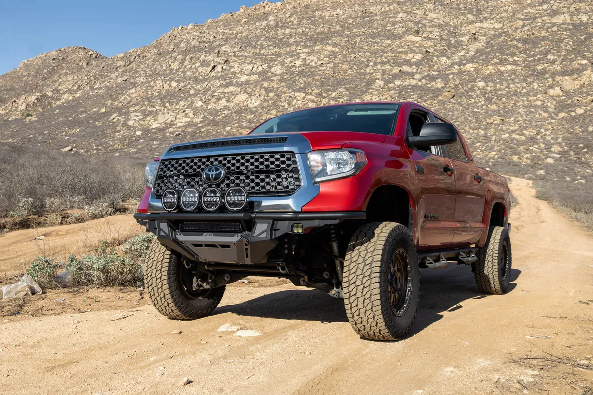 DV8 2014-2021 Toyota Tundra Tube Front Bumper FBTT2-07 product image