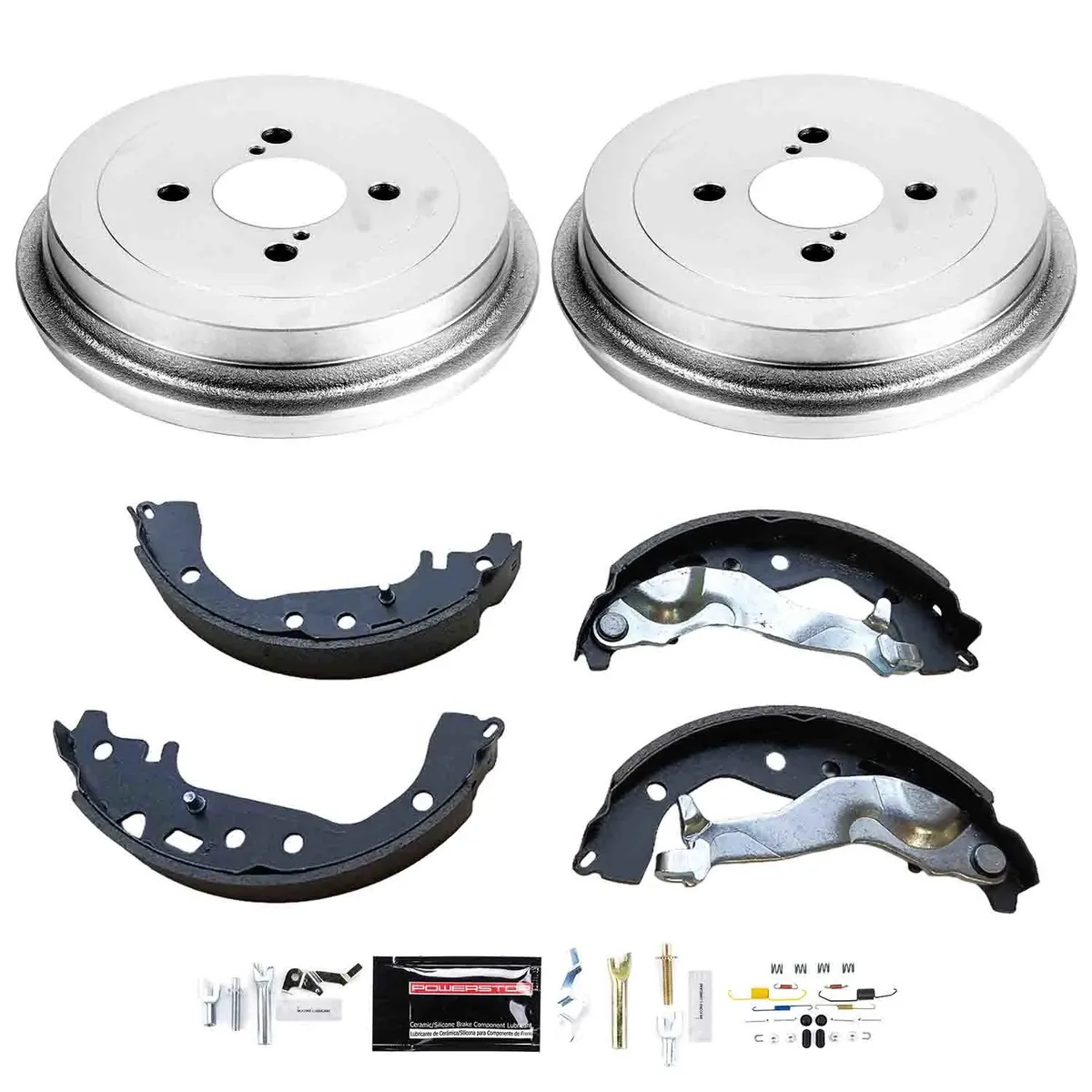 Direct Replacement Kit: Coated Drums; Shoes W/Hold Down And Adjuster Kit product image