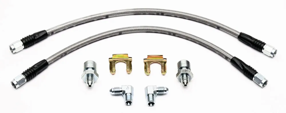 Wilwood Brakes Wilwood Flexline Kit 64-72 Most GM w DLS FDL or SL6 Front Caliper