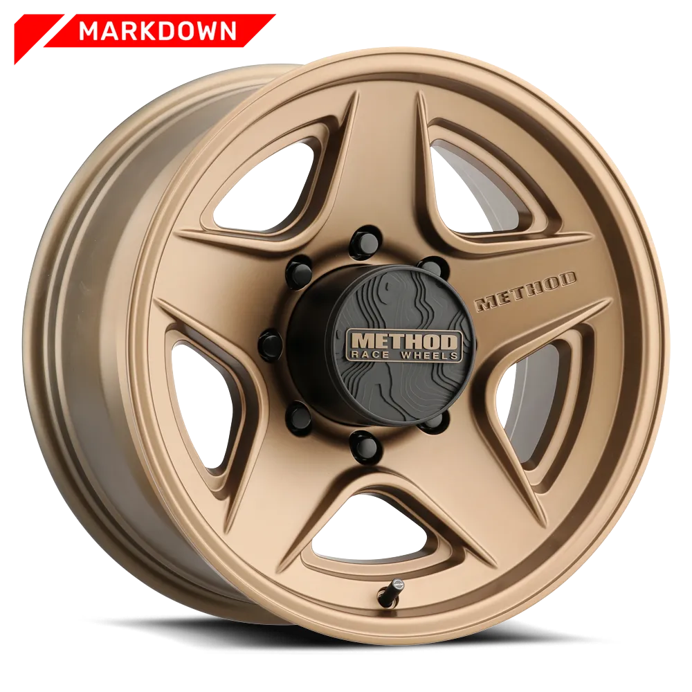 Aluminum Wheels 20x9 MR319 Bolt Pattern 8 On 170 Offset 18 Lip Size 1.06 Method Bronze BZ Method product image