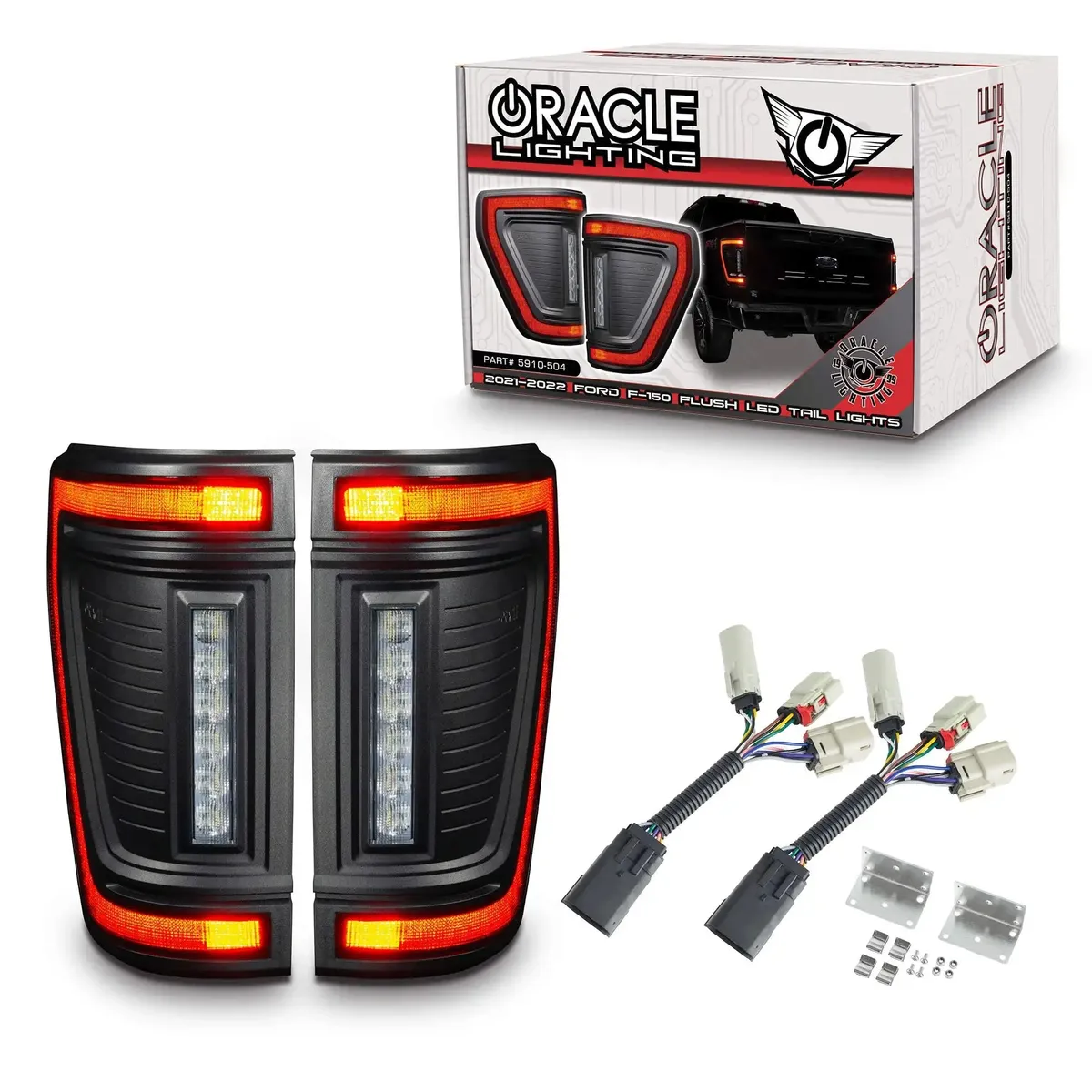 ORACLE Lighting Flush Style LED Tail Lights for 2021-2024 Ford F-150 product image