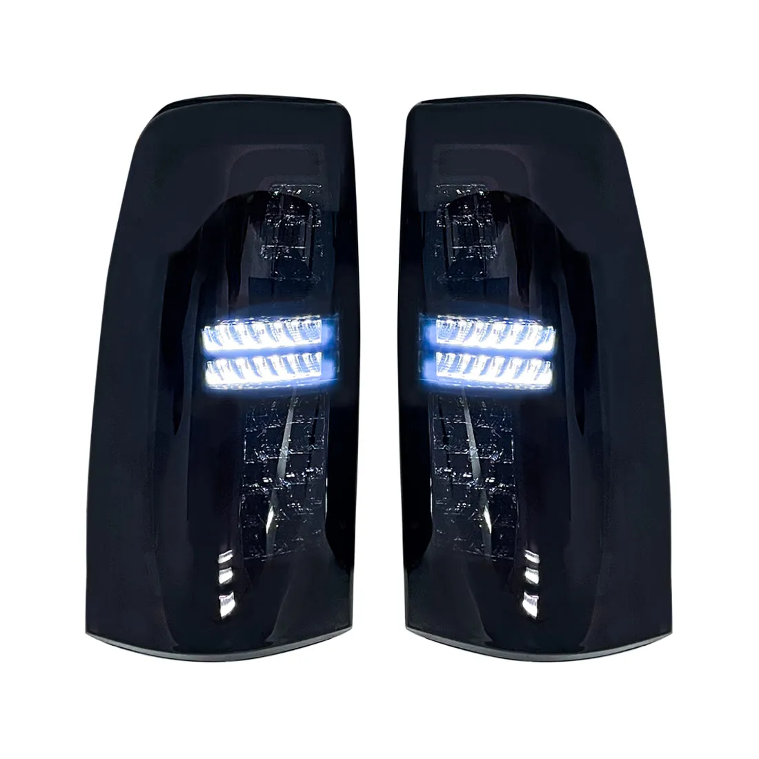 Smoked LED Tail Lights For 99-06 Chevy Silverado & 99- 02 Gmc Sierra 1500 2500 3500(Dot Approved) product image