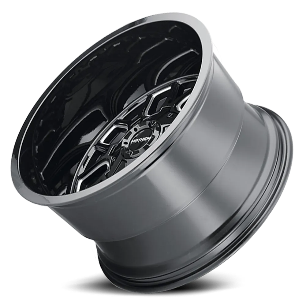 Mayhem Offroad Wheels Cogent 8107 BK 20x9 Milled Spokes Black 0 Off Set 5 Lug 5 BSM 87 Bore Cast Aluminum product image
