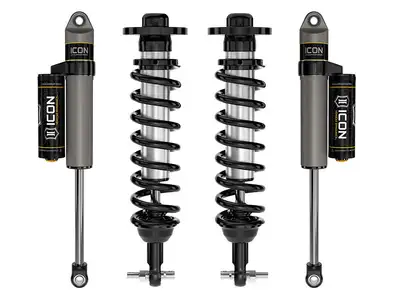 ICON Vehicle Dynamics Pricing Only Order Components 2021-Up Ford F150 2WD 0-3in Stage 2 Suspension System w Billet Uca