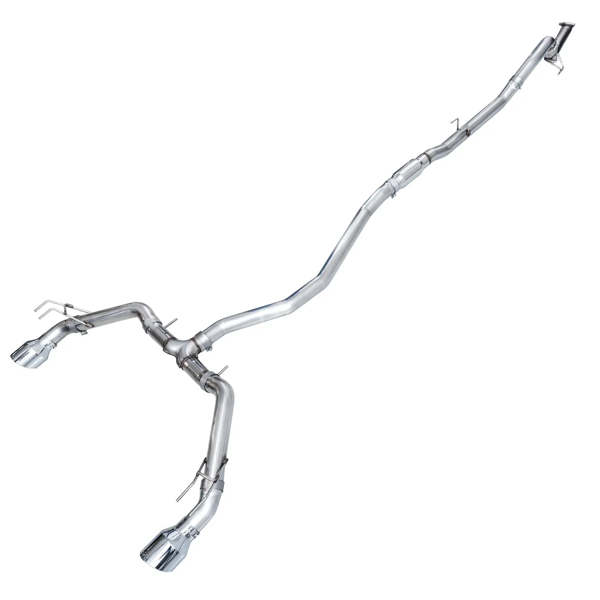 AWE Touring Edition Exhaust for FE1 Civic SiDE4 Acura Integra - Dual Chrome Silver Tips product image