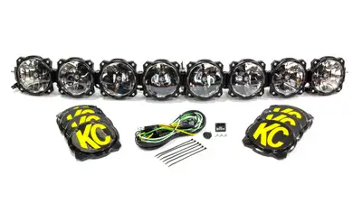 KC HiLiTES KC Hilites 50 in Pro6 Gravity LED - 8-Light - Light Bar System - 160W Combo Beam