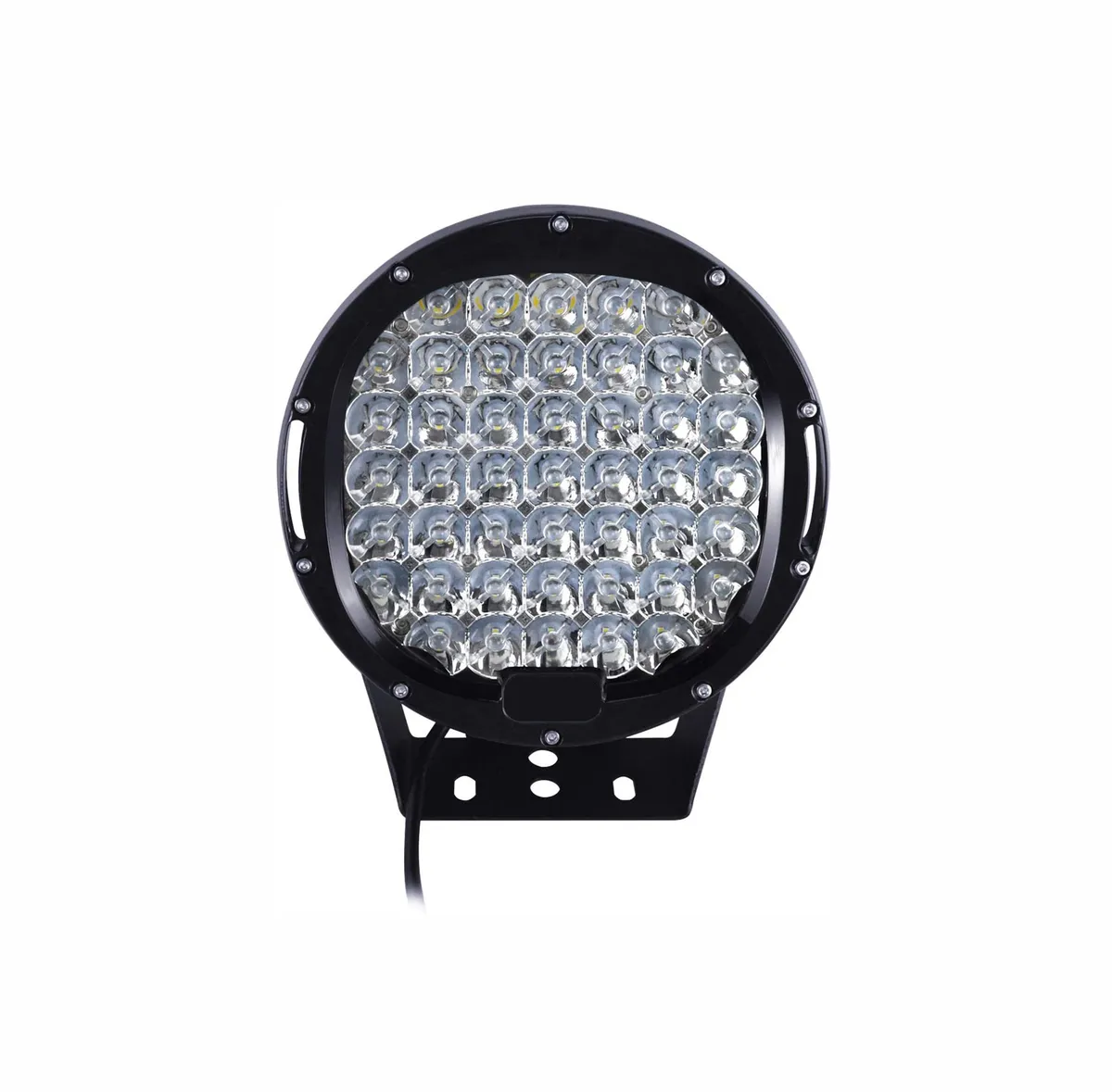 Black Horse Off Road Black Horse Off Road LED 9 Dia Light Clear Aluminum PL2269