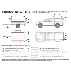 Front Runner Truck Canopy or Trailer with OEM Track Slimline II Rack Kit Tall 1475mmW X 752mmL