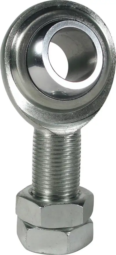Borgeson Borgeson - Steering Shaft Support - P/N: 700000 - Steering shaft support bearing. Steel rod end style. Includes two jam nuts. Supports all 3/4 in. splined and Double-D steering shaft.