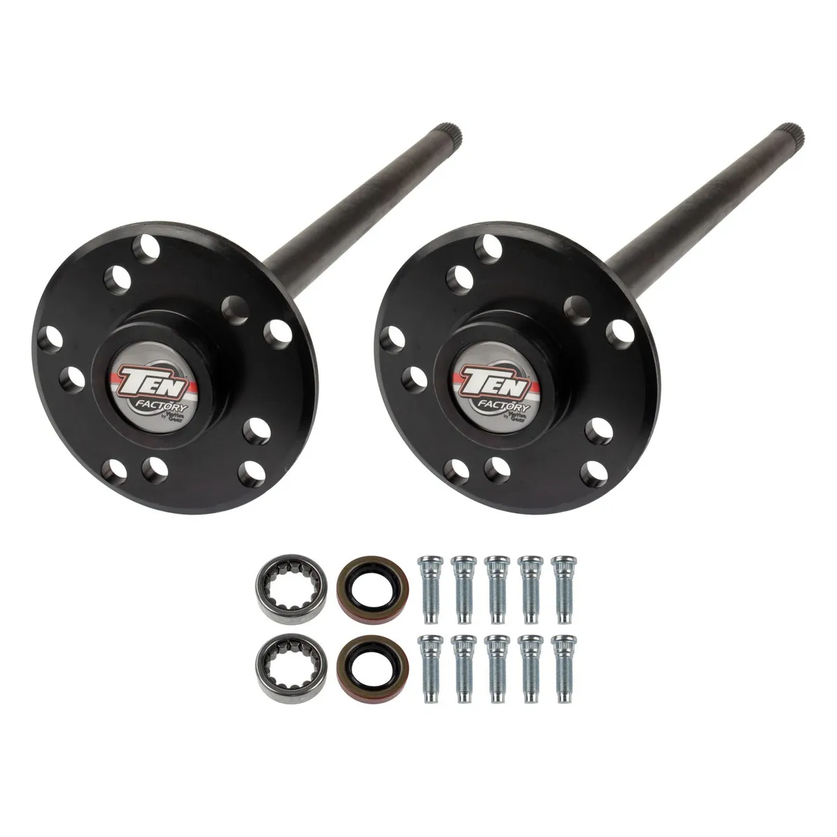 Ten Factory Rear Performance Axle Kit, Dana 35, Pair - 30 spline for aftermarket carrier - TJ product image