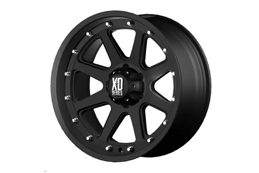 KMC Wheels XD Series D798 Addict Series Wheel 17x9 5x5 12mm Offset Matte Black - JT/JL/JK
